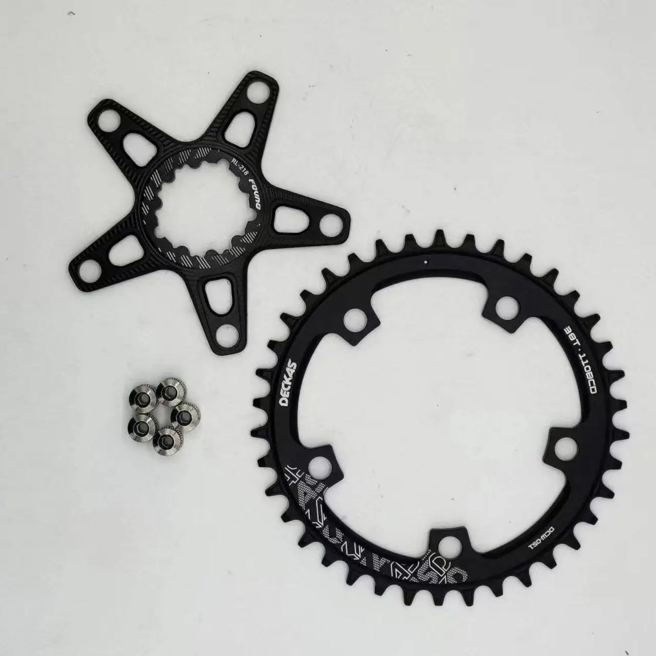 FOVNO DECKAS 110BCD Дорожный складной велосипед с тремя прямыми креплениями Plus Platter 36T-52T