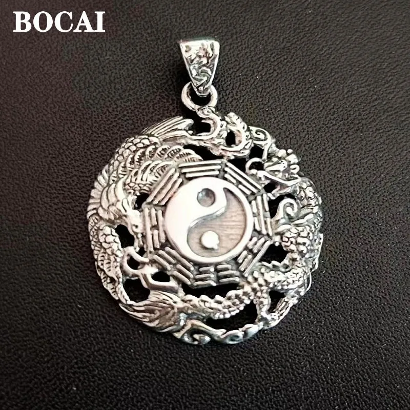 Оптовая продажа ювелирные изделия BOCAI из серебра S925 пробы подвеска с вырезами в