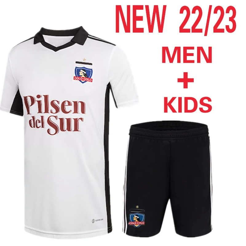 

2022/23 Men Kids Kit Colo Colo Soccer Jerseys home away 2022 2023 Camiseta de Futbol shirt top quality SOLARI GIL FALCON Shirts