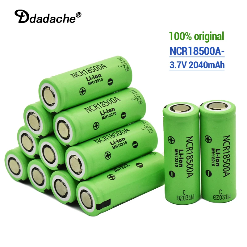 

newest 100% Original 3.7V 18500 2040mah Lithium ion Battery For NCR18500A 3.6V Battery for Toy Torch Flashlight ect