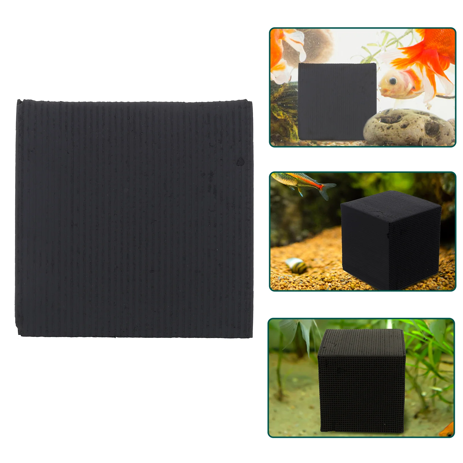 

Water Filter Cube Aquarium Purifier Tankpurification Cleaningcleaner Cubes Horse Trough Carbon Supply Activated Purifying