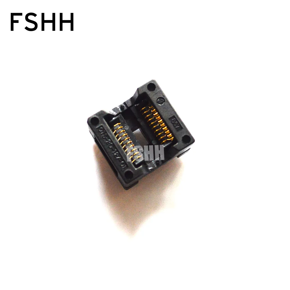 OTS-20-1.27-01 Розетка WL-SOP20-U1 CNV-SOP-NDIP20 Адаптер программатора 208mil SOP20 к DIP20 IC тестовая