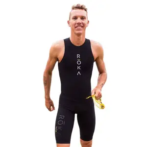 Imported Roka Triathlon Men's Sleeveless Swimming And Running Sportswear Bodysuit Outdoor Tights Skin Suit 20