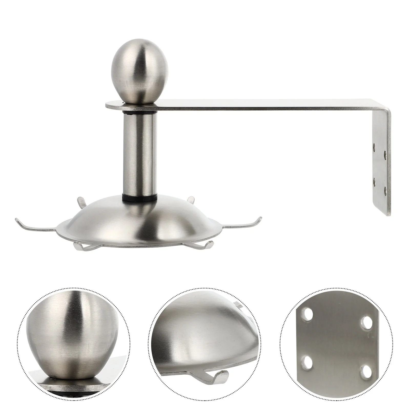 

1pc Multipurpose Practical Wall Mounted Storage Shelf Rotatory Storage Shelf