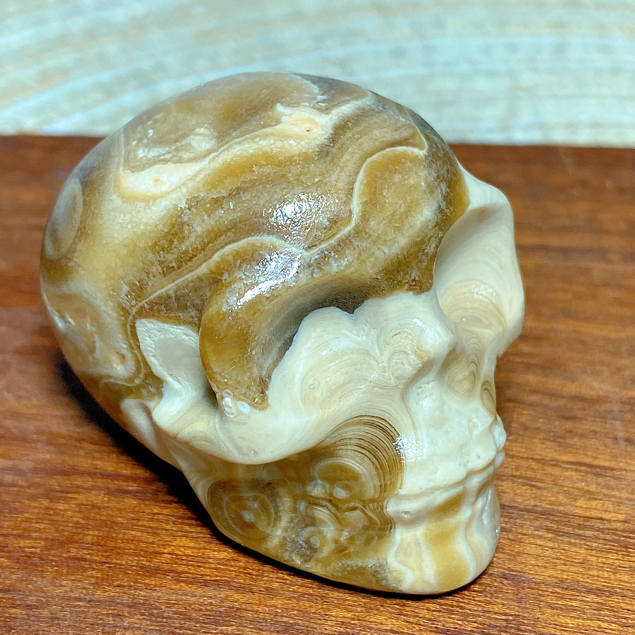 Натуральный хрустальный высококачественный шоколад кальцит ручная резьба