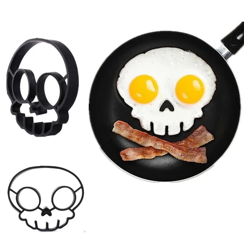 

Skeleton Egg Fried Mold Cartoon Fried Breakfast Omelette Mold Pancake Ring Shaper Cooking Tool DIY Kitchen Accessories Gadget