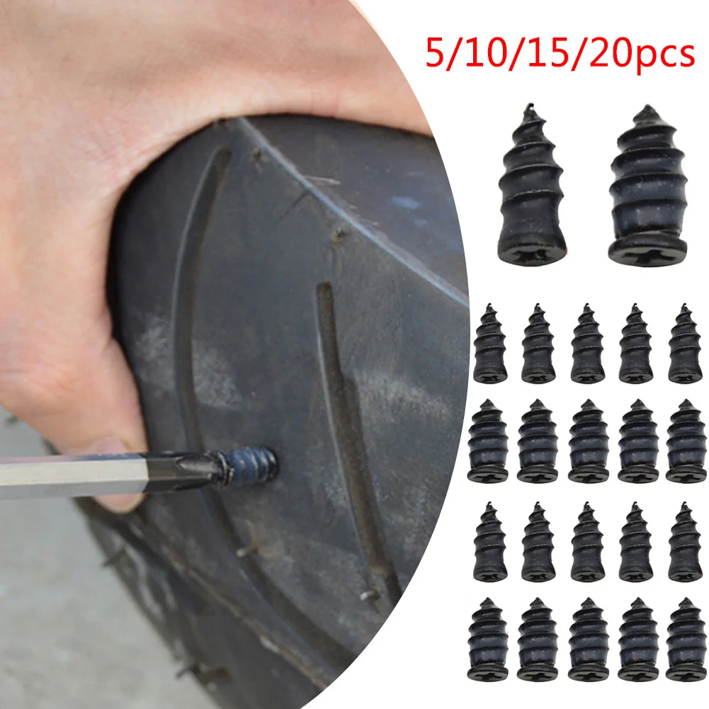 

Vacuum Tyre Repair Nail Kit for Car Motorcycle Car Scooter Rubber Tubeless Tire Repair Tool Set Glue Free Repair Tire Film Nail