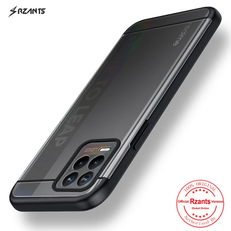 Чехол Rzants для Realme 8 Pro матовый [Белая Акула] антенна матовая ультратонкая