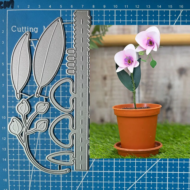 

Металлические Вырубные штампы Lucky богини, цветок в горшке #4, сделай сам, скрапбукинг, фотоальбом, декоративное тиснение, бумажные открытки, п...