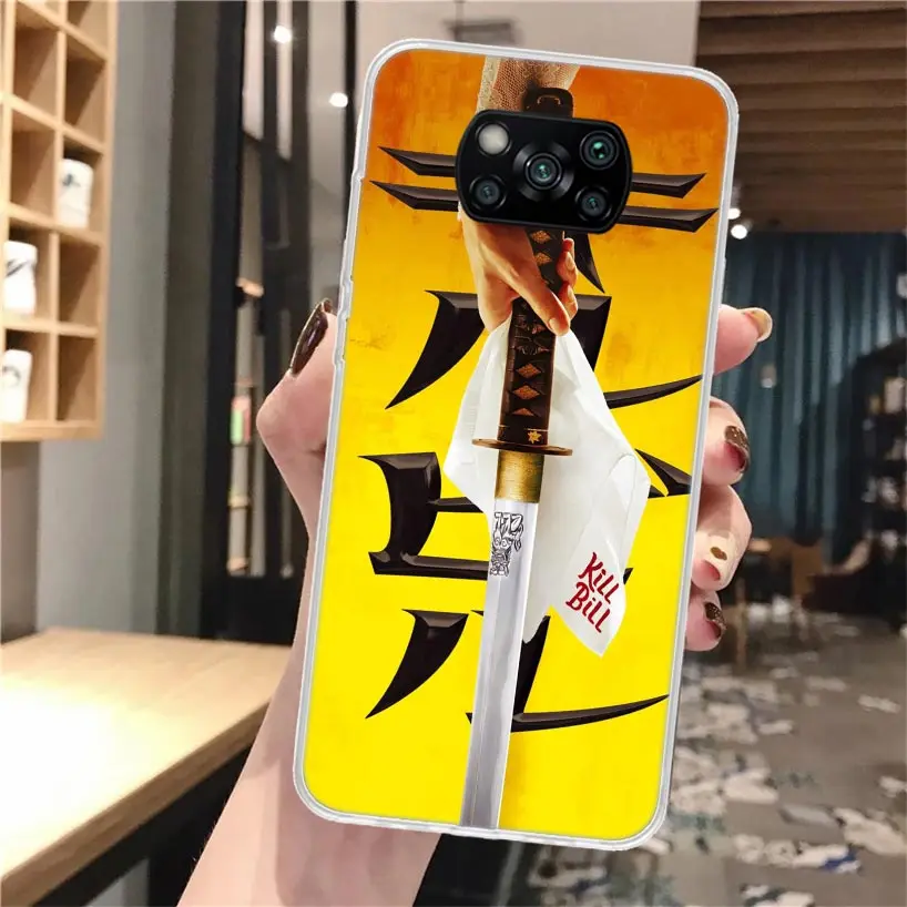 Мягкий чехол для телефона Kill Bill Xiaomi Poco X3 X5 X6 X7 Pro X4 NFC F6 F5 M5S M4 M3 F4 Gt F3 X3NFC F6Pro Fundas Cover