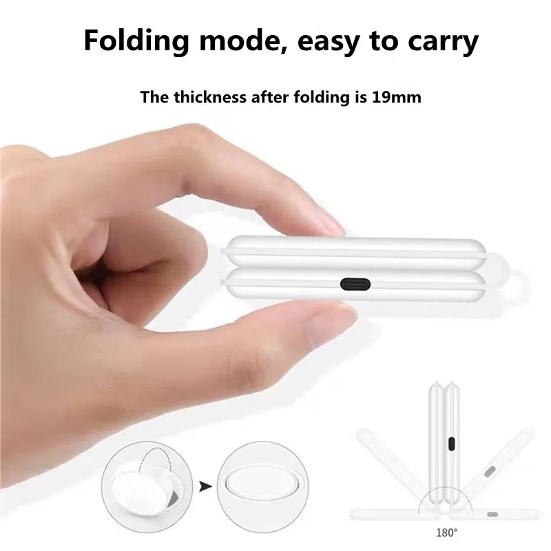 15W Magnetic Wireless Charger For iPhone 12 13 14 Xiaomi Huawei Smart Apple iWatch With LOGO Folding Double Fast Charging Base