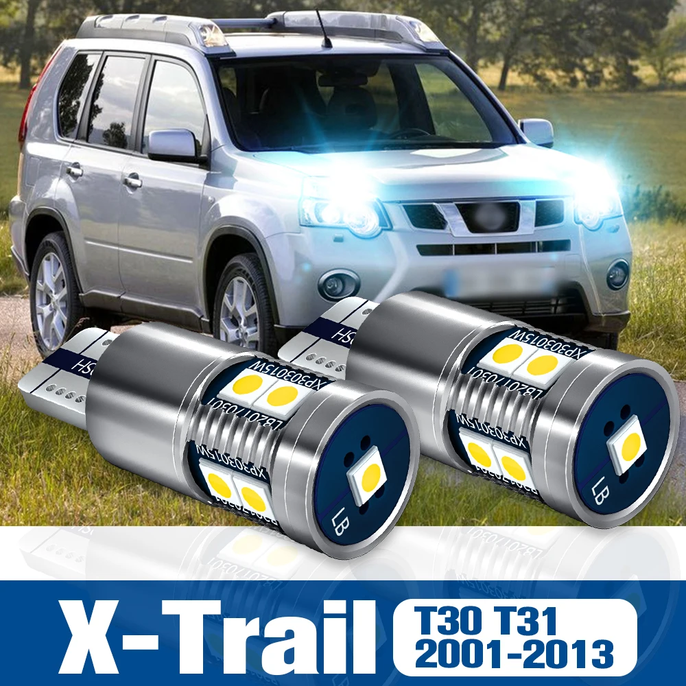 

2 шт. светодиодные габаритные лампы, аксессуары для парковочных фонарей Canbus для Nissan X-Trail X Trail T30 T31 2001-2013 2009 2010 2011 2012