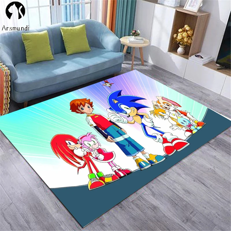 Коврик для мыши игровой коврик Sonic игровые настольные коврики аниме аксессуары