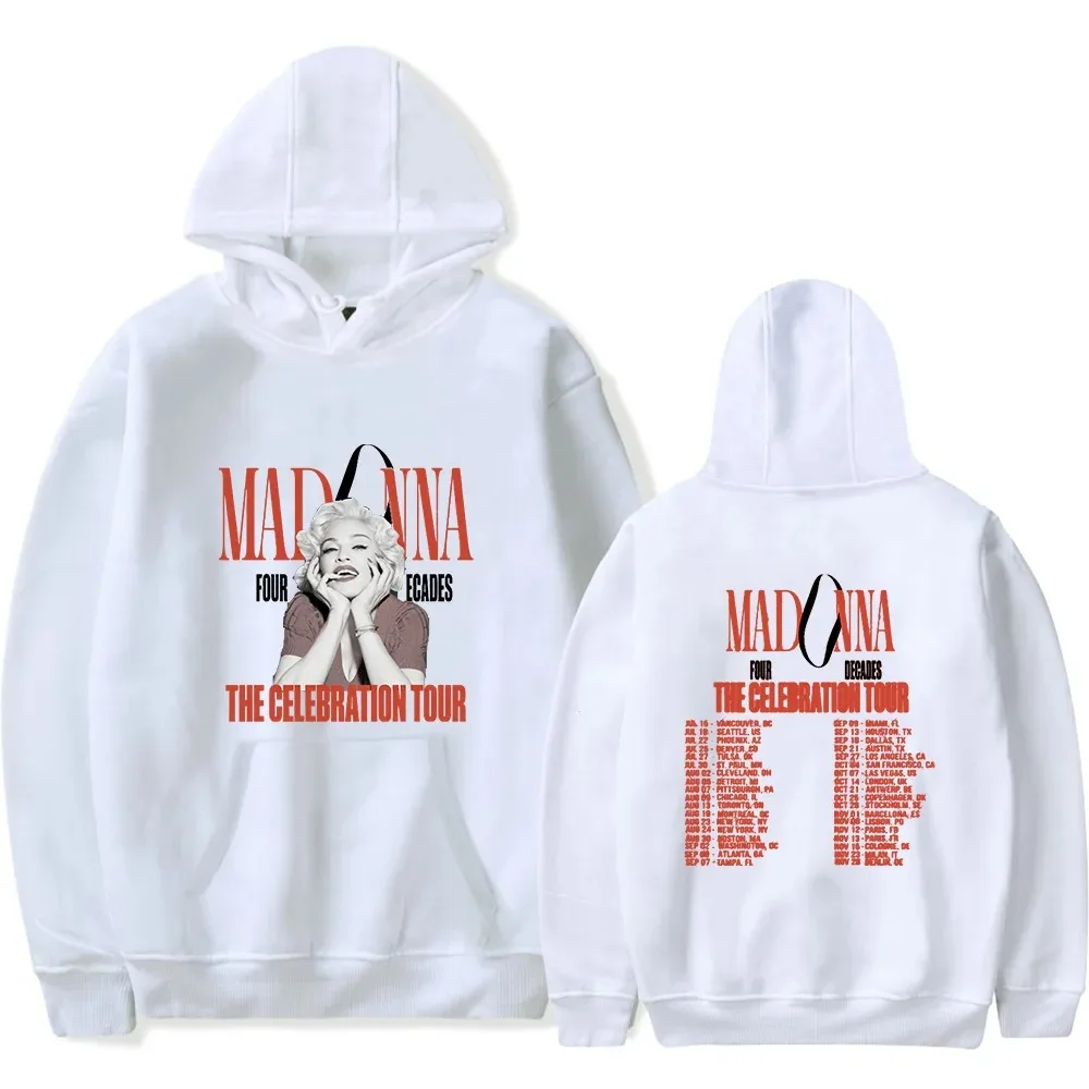 Толстовки с капюшоном Madonna изображением Мадонны на протяжении четырех
