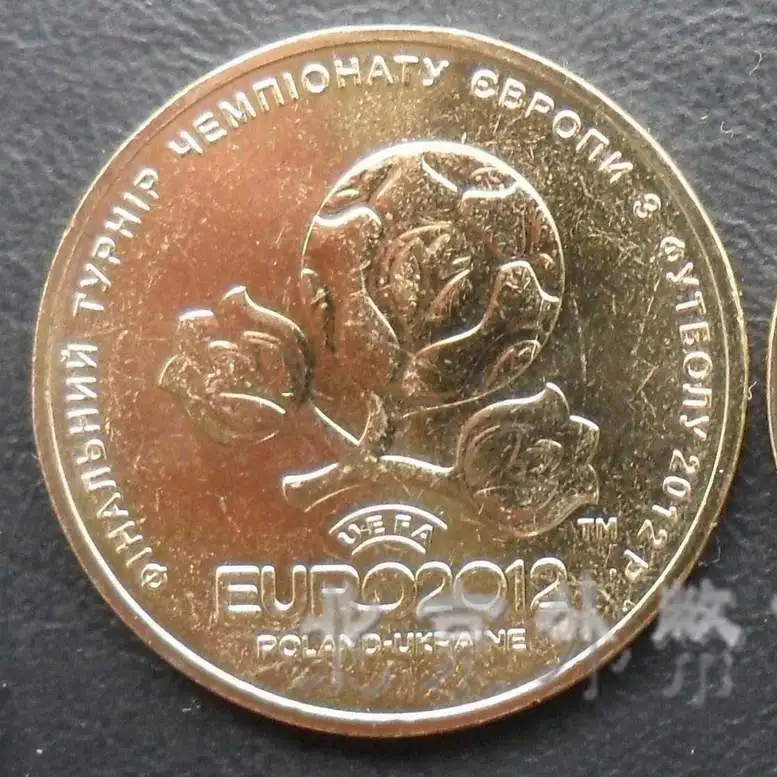 

Ukraine 2012 UEFA European Football Championship/UEFA 1 Hryvnia commemorative coin100% Original
