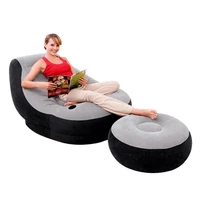 Lazy Sofa Single Bean Bag Tatami Bedroom Balcony Reclining Chair Small Sofa Bed Folding Inflatable Chair Combination