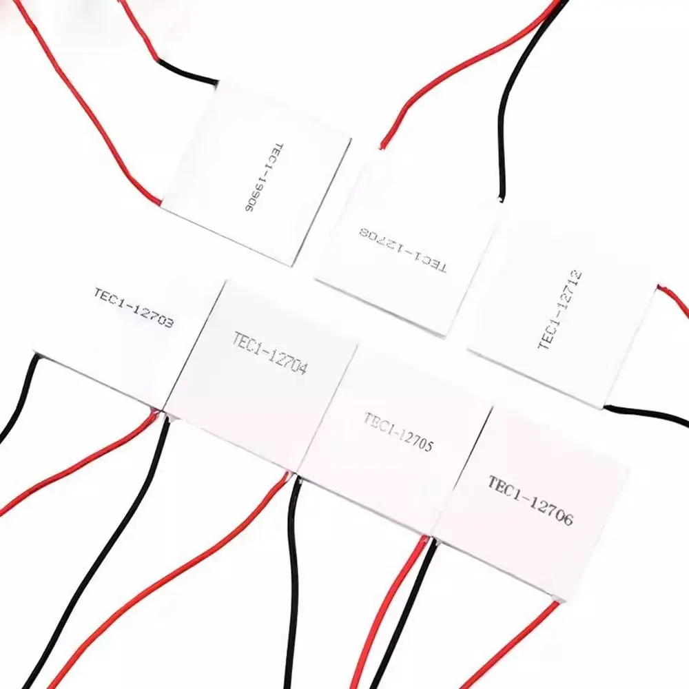 

Полупроводниковый охлаждающий лист 20x20 мм, 4 стиля, термоэлектрический Термоэлектрический охладитель TEC1-04902/TEC1-04903/TES1-4903