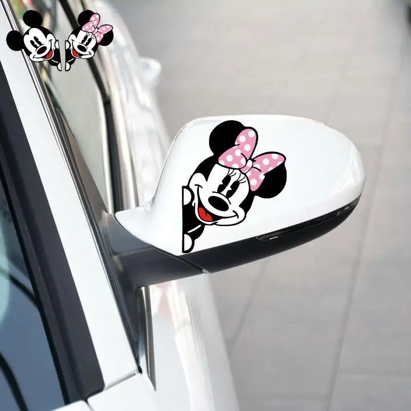 Наклейка на автомобиль с мультяшными героями Диснея Микки Маусом наклейка дверь