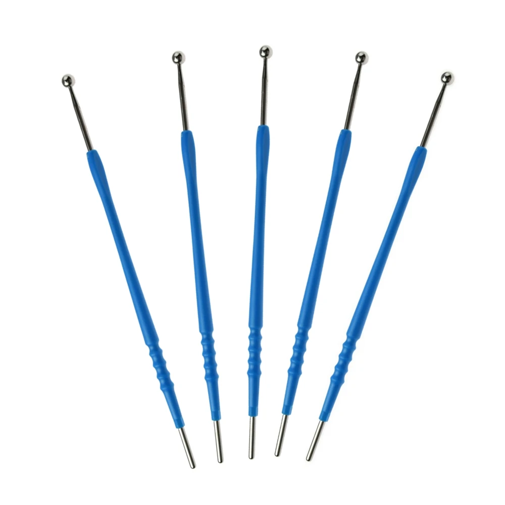 LD-1504B 5pcs wholesale disposable esu Surgical cautery pencil Accessories Ion Electrosurgical 5mm ball electrode 150mm*2.36mm