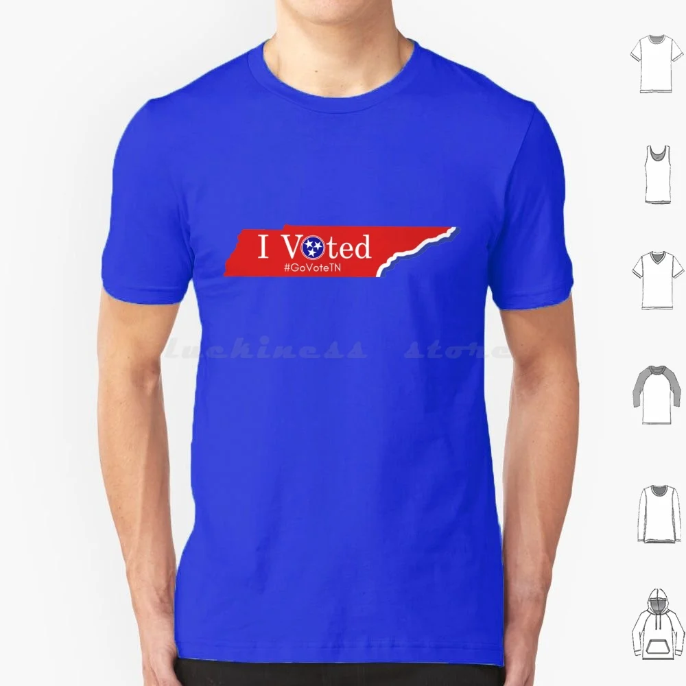 Фото Я голосовал. Футболка Теннесси, большой размер, 100% хлопок, Tennessee Vote Nashville, либеральный Democrat Republican Gop The Vote Politics №1