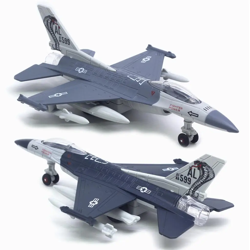 

Alloy Pull Back American Fighter Plane Hobby Model Aircraft Tabletop Decor