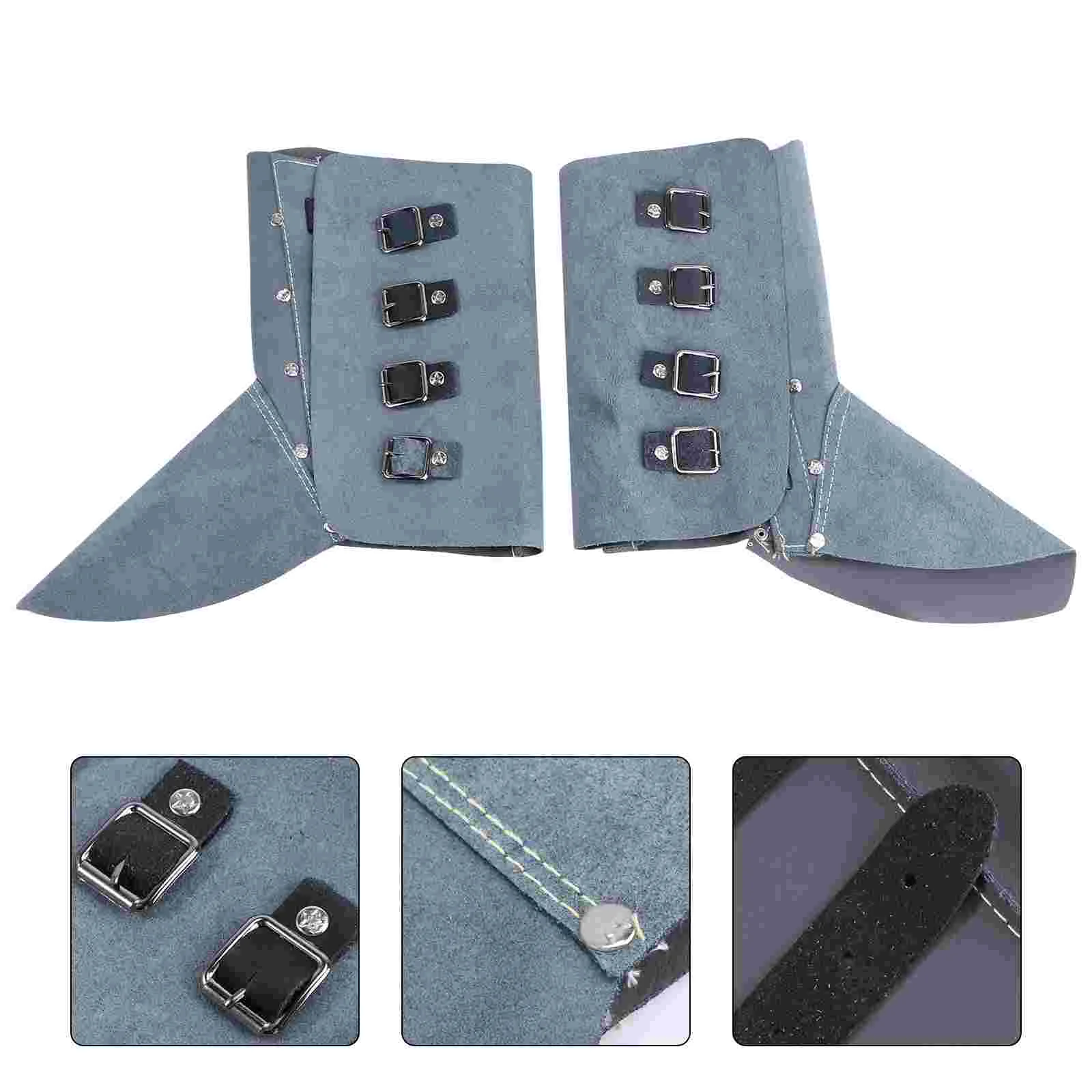 

1 Pair Protective Cover Welding Cowhide Shoes Welding Shoes for Outdoor Home Men Shop