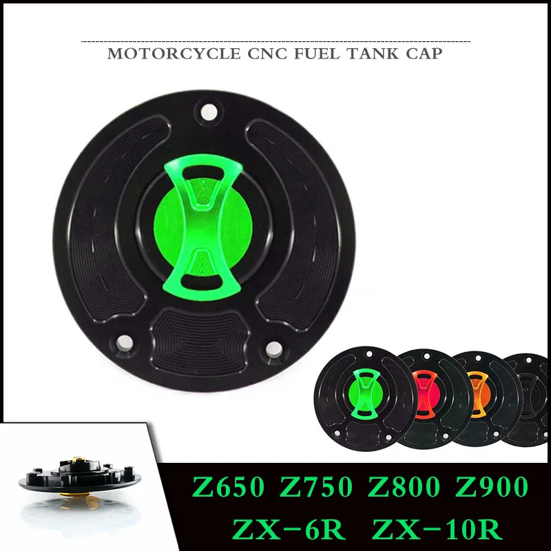 

Для KAWASAKI ZX-6R ZX1000S/SX Z1000 Z800 Z650 Z900 крышка топливного бака мотоцикла CNC крышка бака бензинового топлива