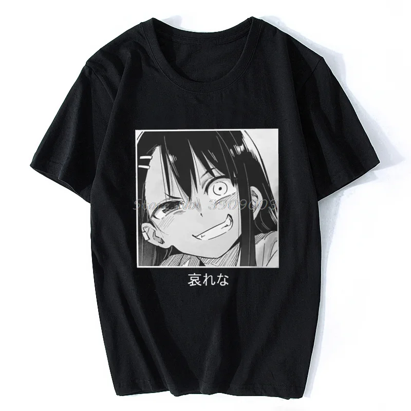 

Toy With Me Miss Nagatoro Smile Tshirt New Arrival Graphic Men Classic Cotton T Shirt Anime Tees Tops Streetwear Harajuku