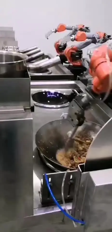

Hot Sale Bar Advertising Promotion 6 Axis Automatic Food Kitchen Robot