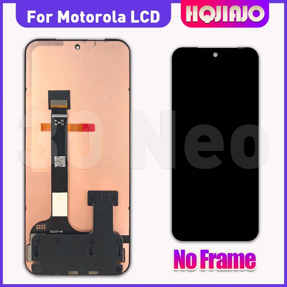 Фото 6,28-дюймовый AMOLED LCD-дисплей для Motorola Edge 30 Neo XT2245-1 без рамки, сенсорный экран, дигитайзер, комплект для замены, 100% протестировано №1