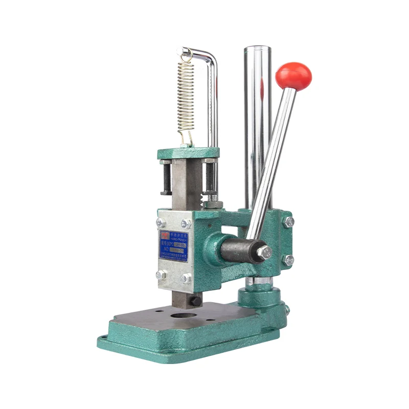 

Manual Press Industrial Hand Punching Machine Desktop Round /Square Head Punching DIY Tool