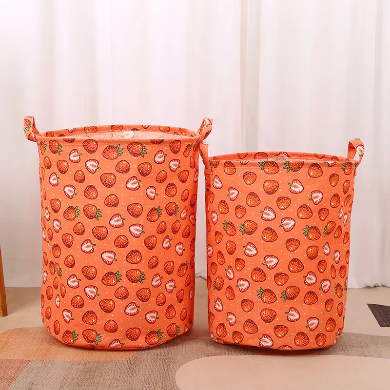 New Print Laundry Basket Portable Foldable Home Laundry Storage Bag