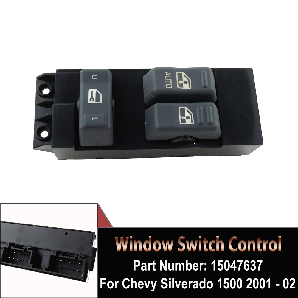 

15047637 901-117 19259957 Car Power Window Switch Door Lock Button For Chevrolet Silverado GMC Sierra 1500 2500 3500 Auto Parts