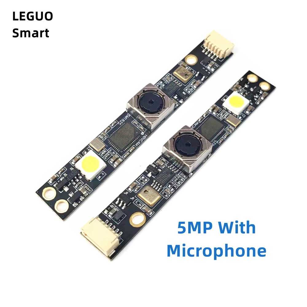 OV5640 USB Camera Module Board with Microphone 60 Degrees Auto Focus YUY2 MJPEG HD 5MP for Laptop Computer