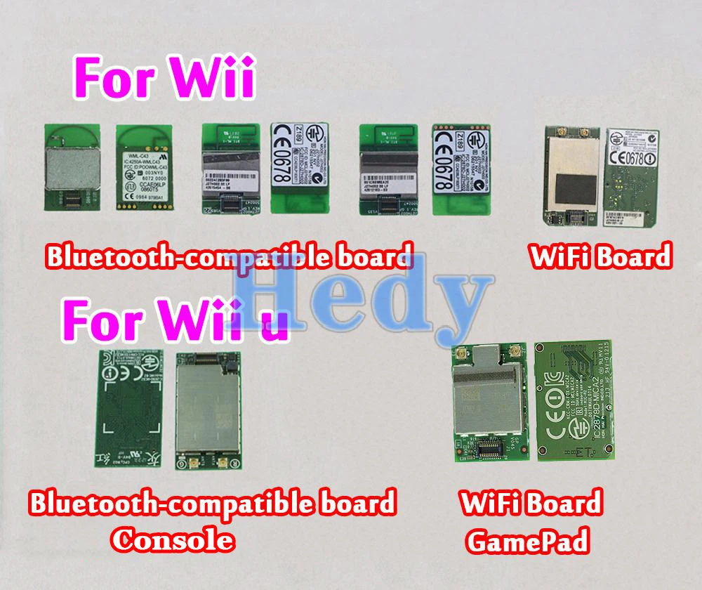 1 шт. для игровой консоли Nintendo Wii, беспроводной модуль, совместимый с Wi-Fi, Bluetooth, плата PCB для wiiu/wii u
