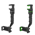 Автомобильный держатель для телефона, многофункциональный вращающийся на 360 градусов Автомобильный держатель для зеркала заднего вида, подвесной зажим для сиденья, автомобильный держатель для сотового телефона