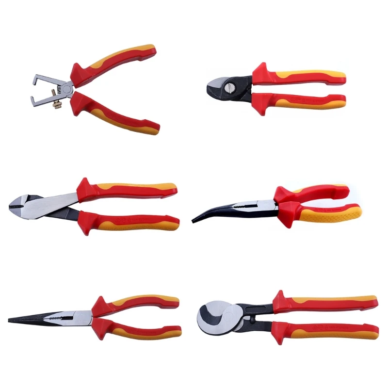 

Insulated Wire Pliers Pointed Nose Inclined Nose Pliers High Voltages Pliers