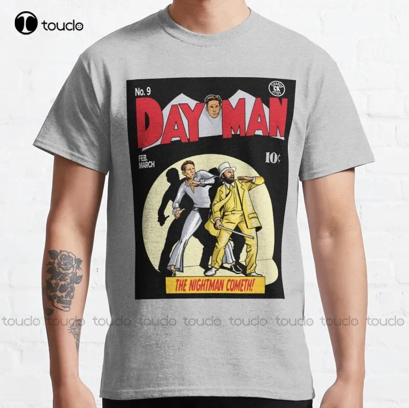 

New Dayman - The Nightman Cometh Classic T-Shirt Cotton Tee Shirt Custom Aldult Teen Unisex Digital Printing Tee Shirts