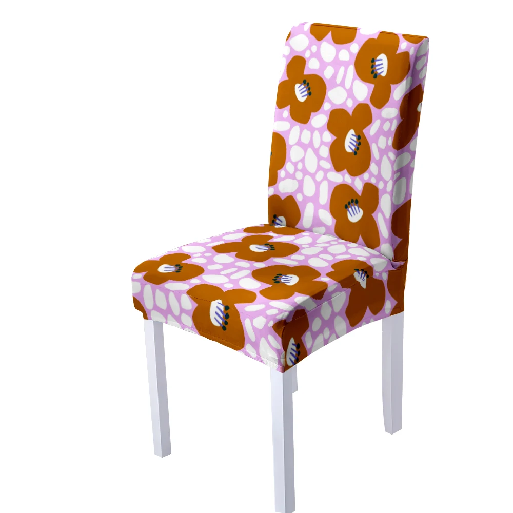 

Чехлы с цветочным принтом на кресло стрейч универсальные размеры эластичные чехлы на кресла, чехлы, съемные чехлы для обеденного стула, бан...