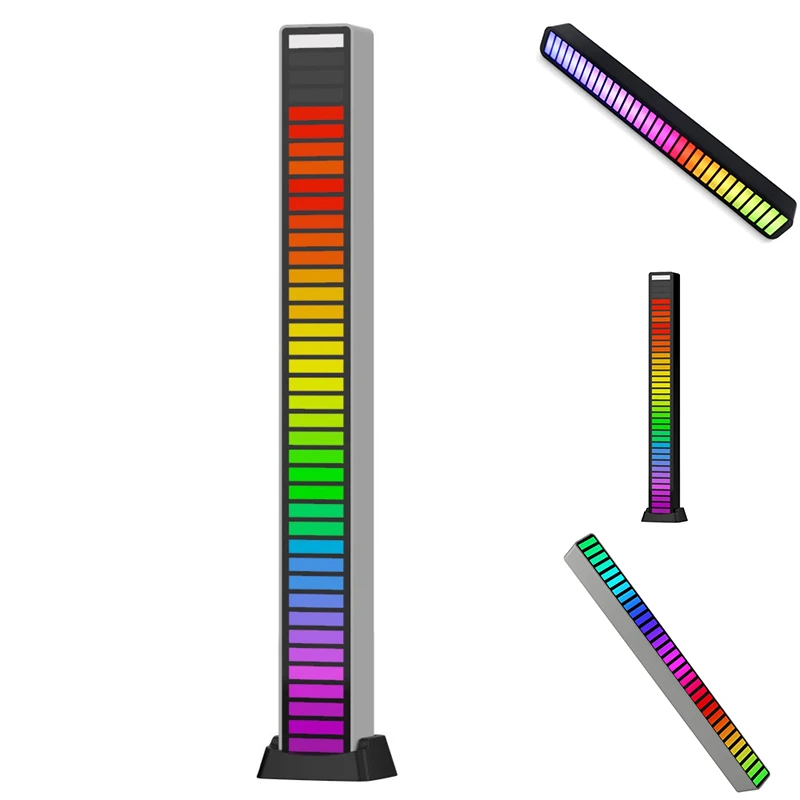 

RGB Sound Control Pickup Rhythm Light, Voice-Activated Pickup Rhythm Light With Music Level Indicator