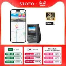 VIOFO A119MINI-2 Dash Cam 2K 60FPS Car DVRs Voice Control 5GHZ WI-FI and GPS Video Recorder for Cars Buffered Parking Mode