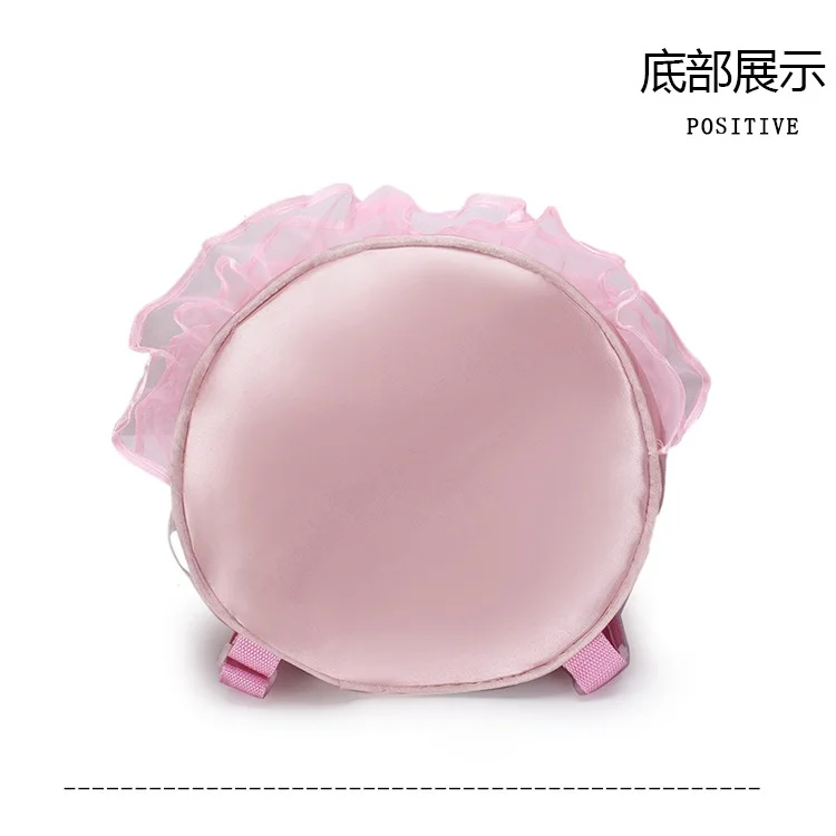 New Children Latin Ballet Dance Backpacks Girls Princess Fashion Bow Lace Dance School Bags Embroidery Drop Shipping New 2023