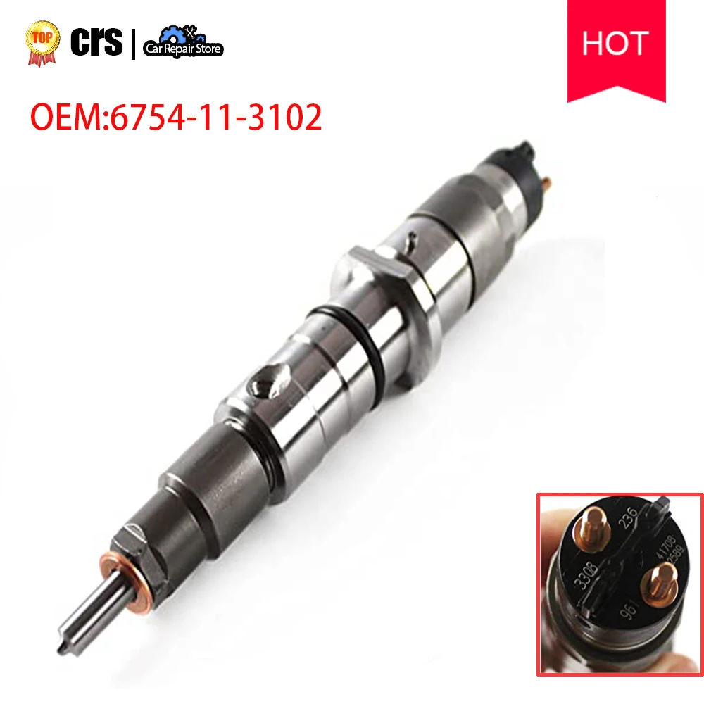 

Топливные форсунки 0445120125 0986435560 6754-11-3102 для двигателя Komatsu S6D114 6D107