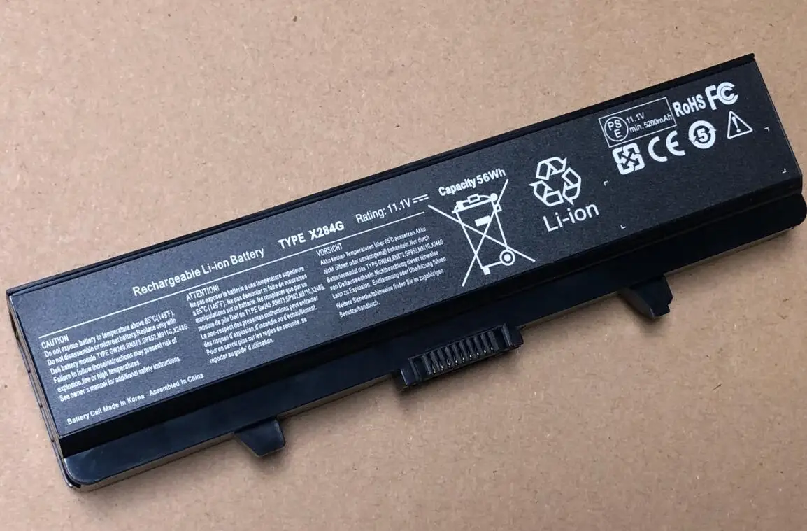 Все батареи для Dell Inspiron 1525 1526 1545 1546 1750 GW252 GW240 GP952 PP42L PP29L PP41L K450N D608H RU583 M911G X284g - купить