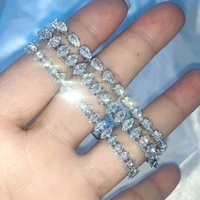 new fashion high quality aaa zirconia tennis bracelet for women personality luxury bracelets womens hand accessories party gift