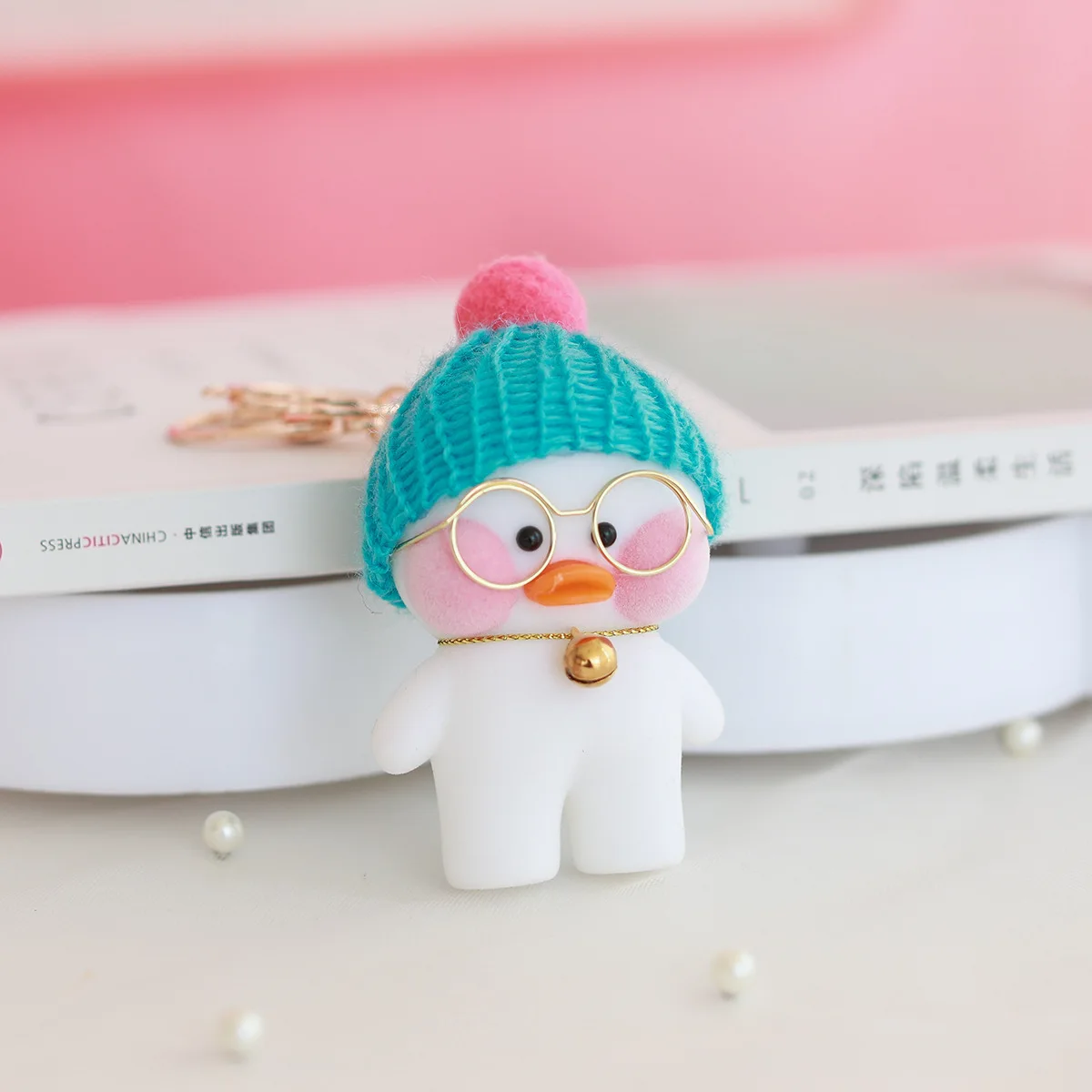 10 см Lalafanfan прекрасный брелок-подвеска игрушка Kawaii Cafe мини-желтая утка фигурка