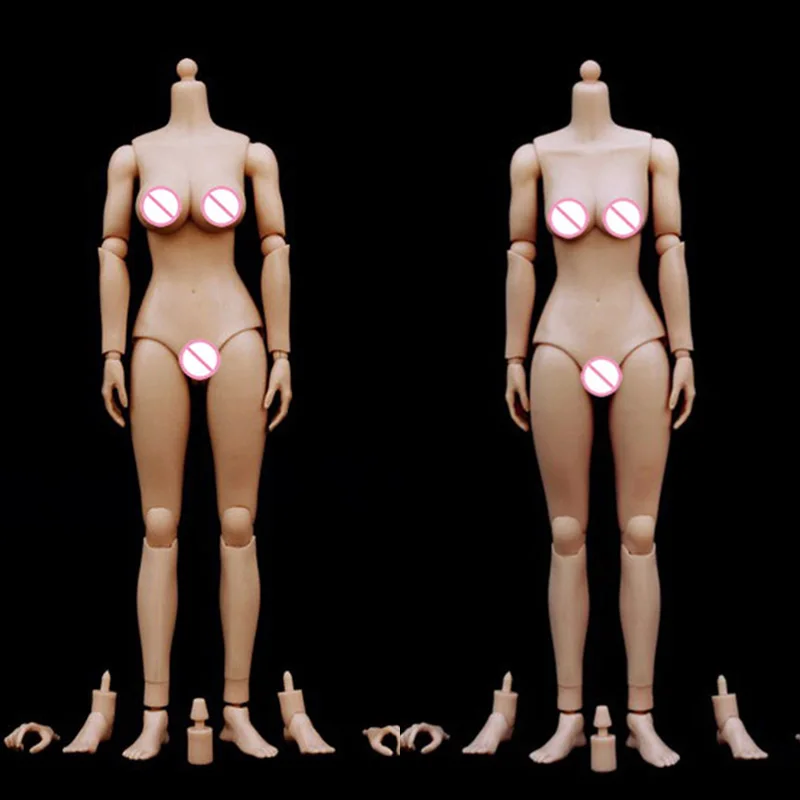 

ZYTOYS N003 N004 1/6 Scale Female Mid/Large Breast Yellow Skin Joint Bodies for HT/KUMIK/CG/OB Head Carved Action Figure Model
