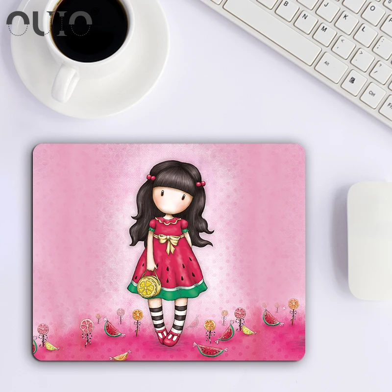 

Natural Rubber 22X18CM Funny Santoro Gorjuss Pattern Small Size Pc Tablet Gamer Computer Laptop Mouse Pad Decorate Your Desk mat