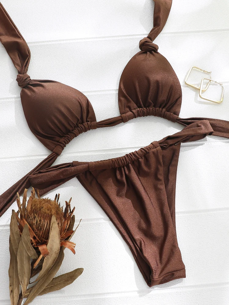 ZRTAK кружевные бикини сексуальный купальник на бретельках с длинными бретельками