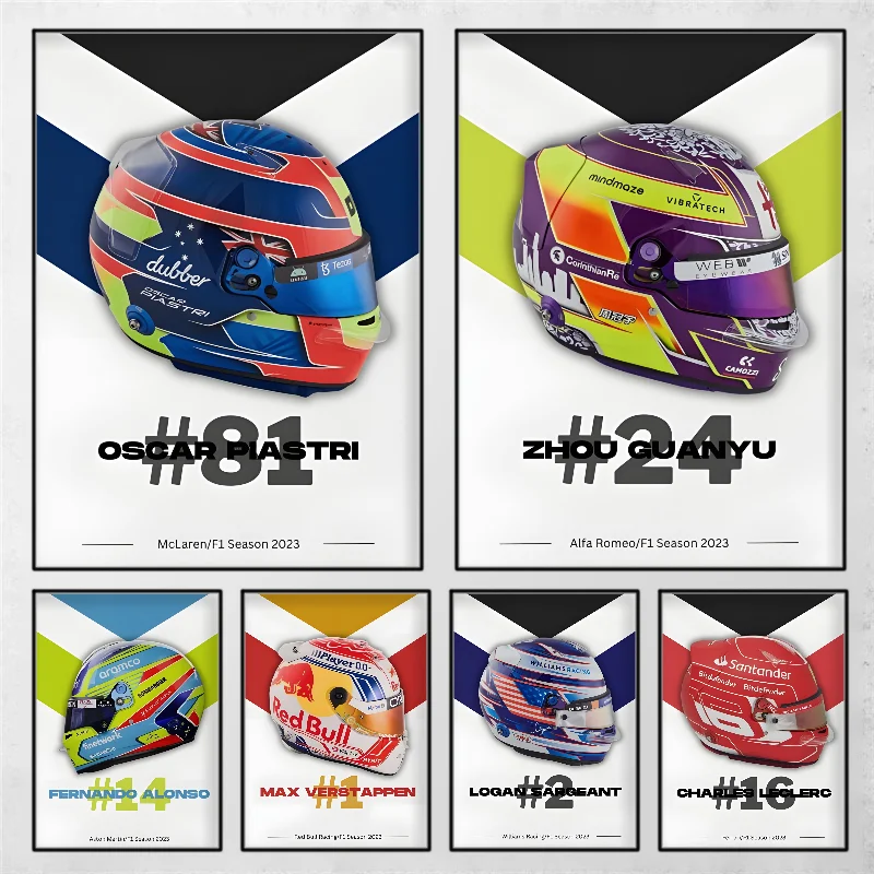 1 шт. плакат с гоночным шлемом Formula самоклеящаяся художественная водостойкая